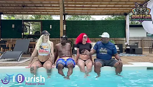 Mrflourish Podcast mit Gast Roxi Keogh, Gigi Patsy und Datjguy in Florida