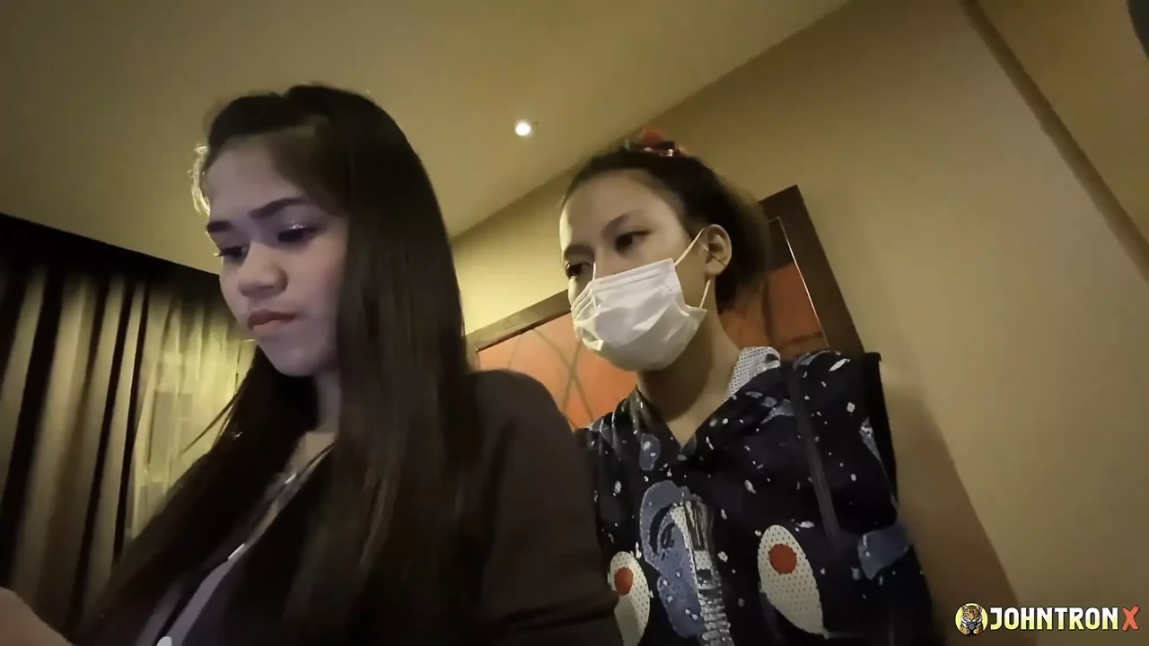 JohnTronX - Slim Thai babe gets her tight hairy pussy plowed