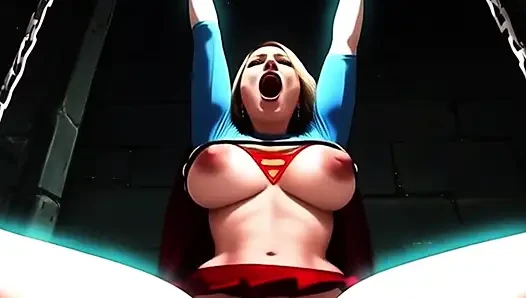 Supergirl Gets Tied Up And Toyed AGAIN