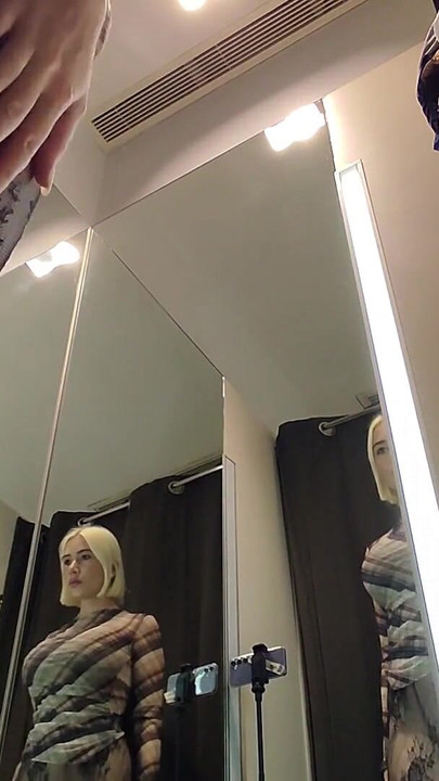 Spied While Changing - Public Risk Dressing Room Fun | Clip 1