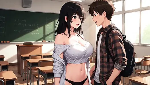 Anime-porno: eine mitschülerin gefickt