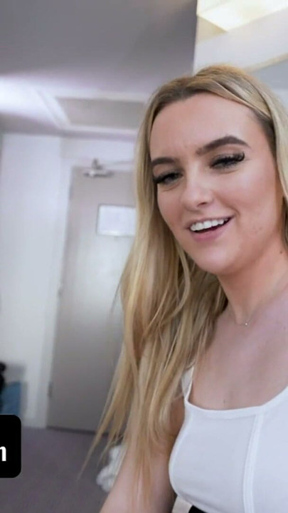 Gorgeous Blonde Housekeeper Lacey Amour Fucks Her First Ever Sugar-Daddy In His Hotel Room | Clip 1