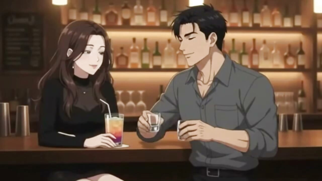 Truth and dare game in bar went too hot and intimate
