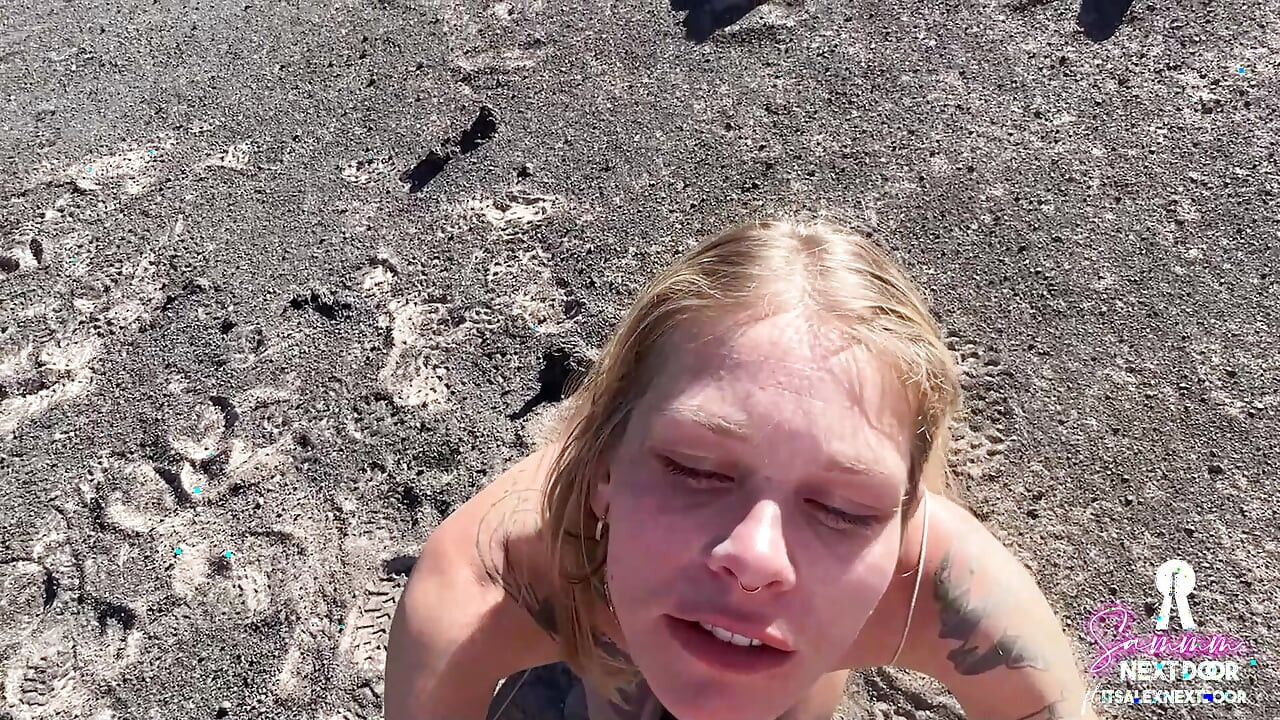 Date Night Public Sex - We hiked a volcano and he erupted in my mouth