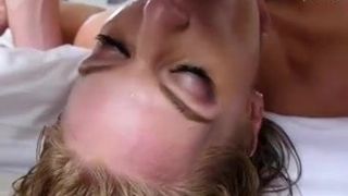 It's definitely nice to fuck this blonde pig before blowjob