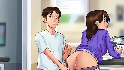 Die besten szenen von summertime saga mit stiefmutter Debbie - summertime saga