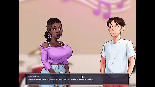 Summertime saga: the nurse gave me a handjob.