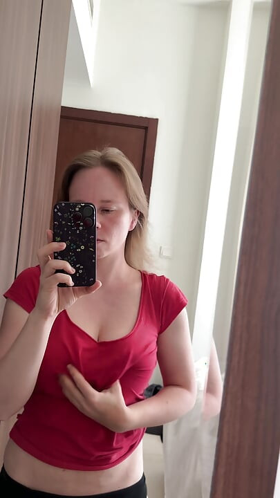 Pretty Blonde with Big Boobs