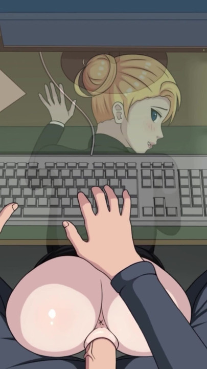 Naruto: Kunoichi Trainer - Big Ass Blonde Secretary Teen Has Public Office Sex At Work With A Big Dick Co Worker | Clip 3