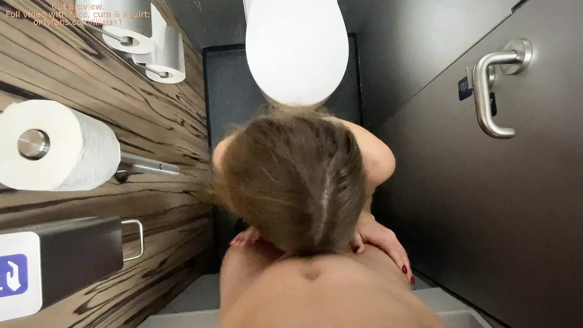 I Found Her on the Train and Made Her Suck My Cock in the Moving Train Bathroom