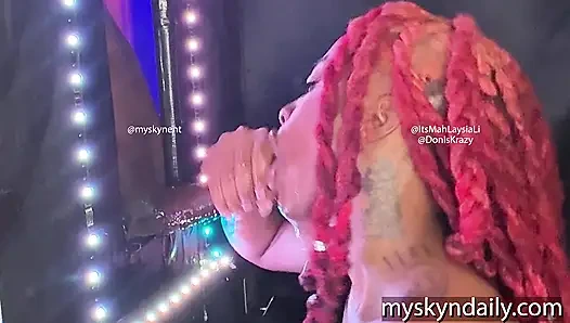 Throat Goat Gets a Big Black Dick