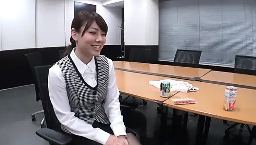 A Middle-aged Man and an Office Lady