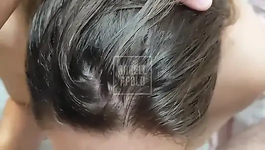 Пара делает секс перед камерой и в прямом эфире их минет