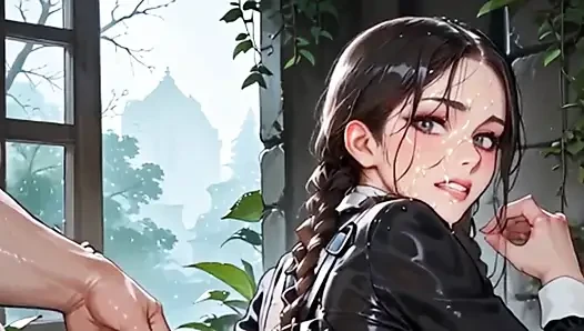 Ngentot pantat sempit istri orang sambil bersembunyi dari suami mereka.! Anime hentai waifu animasi