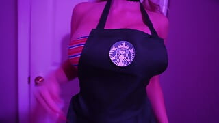 STARBUCKS BIMBO EMPLOYEE Gets FUCKED DURING SHIFT