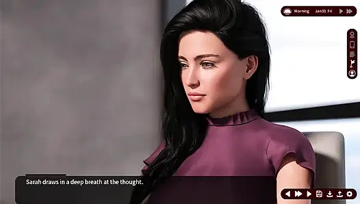 Arzu fısıltıları 22 Sarah göğüslerini butik asistanı Louis'e gösterdi