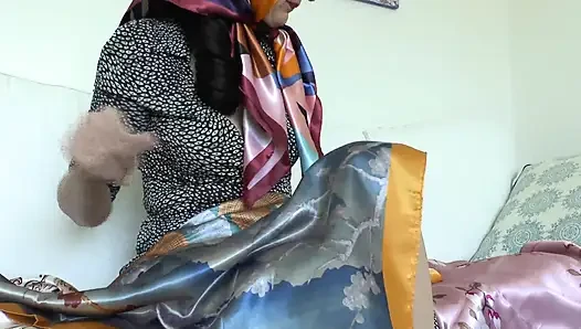 My Shiny Satin Scarves Will Turn You on! Lady Victoria Valente