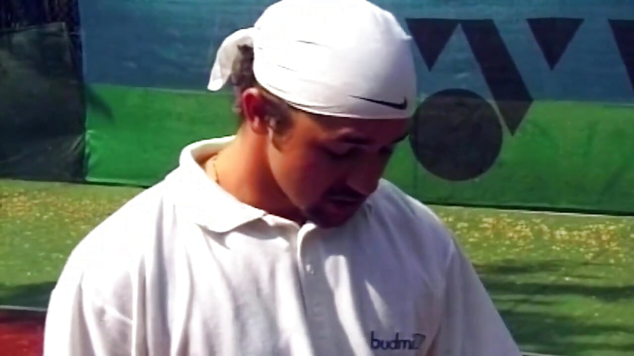 Blonde Sucks Cock Then Gets Fucked on Tennis Court