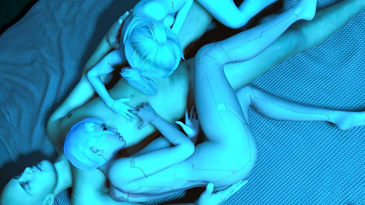 Rebecca og Lucy skje og blowjob - Cyberpunk Edgerunners Parody