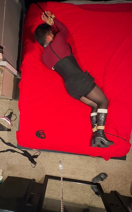 Ada Wong bound to bed