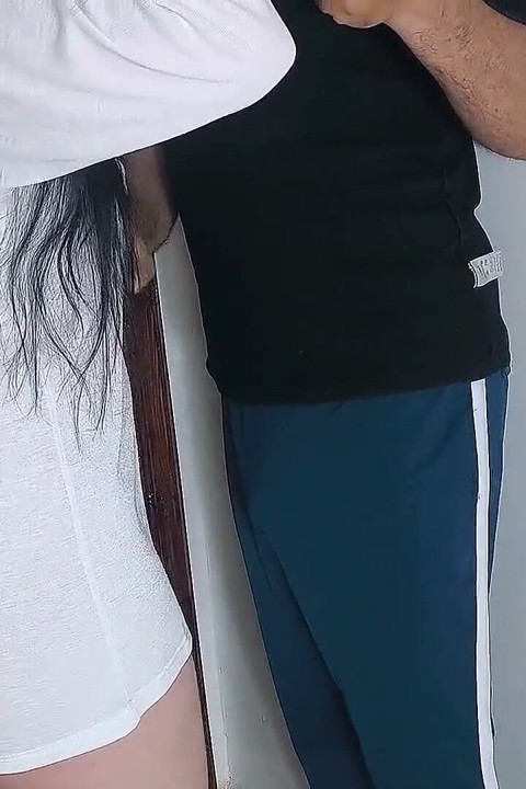 My Beautiful Neighbor Loves Having Sex While Standing up