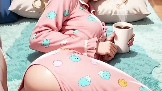 Hentai anime - with my friends when my husband goes to work