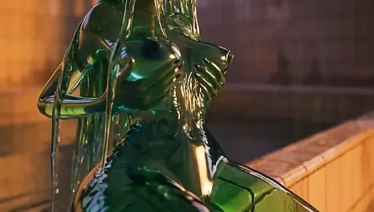 Безумные желе девушки - соблазнение прикосновением и мягкое шептание