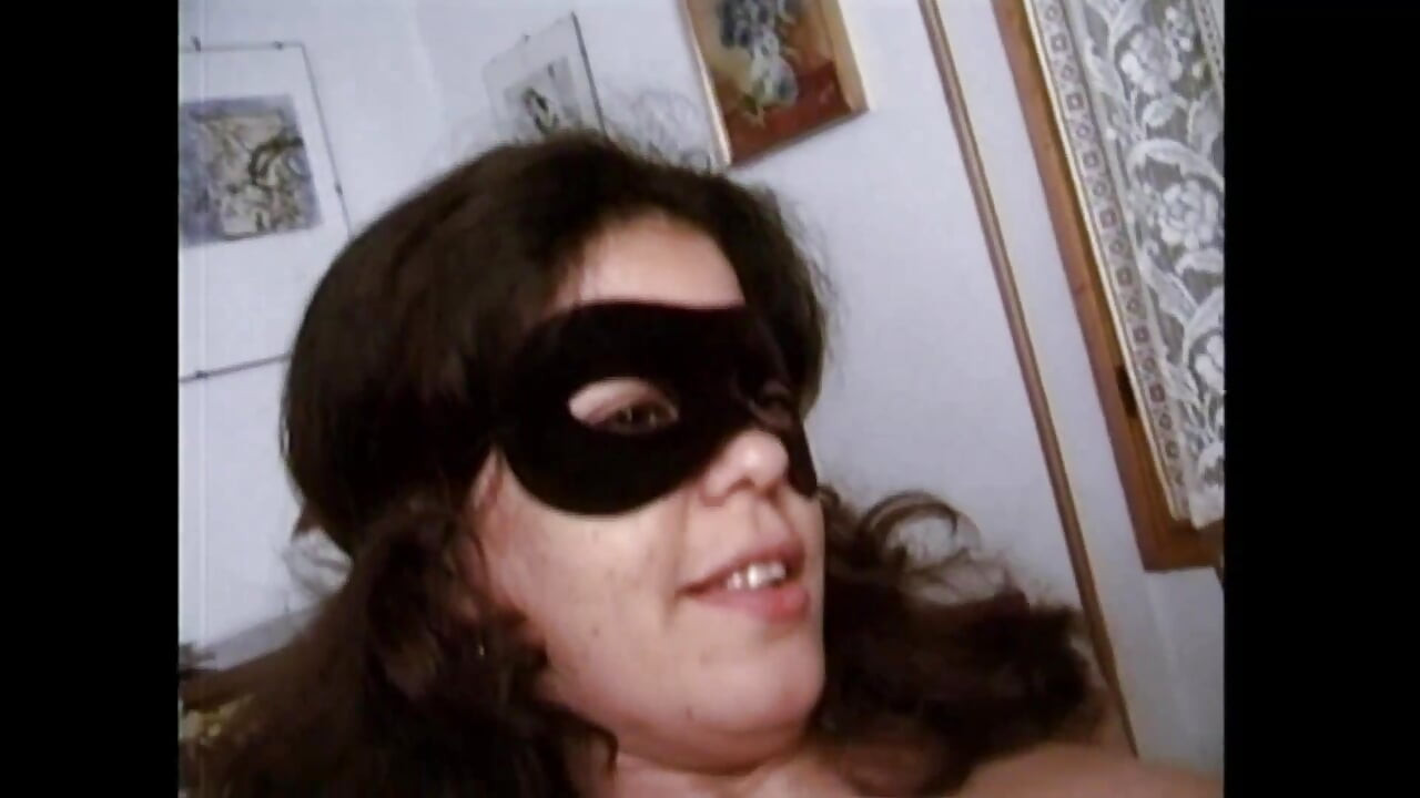 Beautiful Masked MILF with Hairy Pussy Fucked and Cumshot on Asshole by Huge Amateur Cock