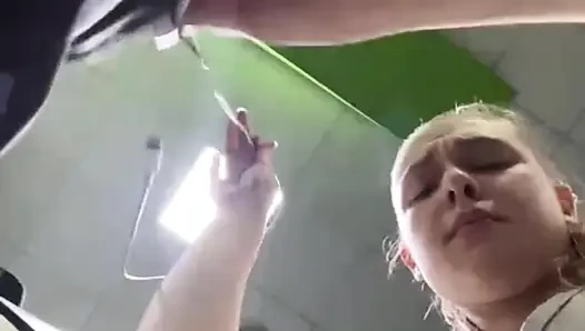 Jucielussie training in the gym