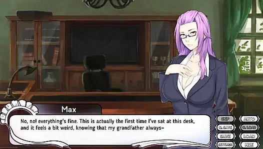 Maid Mansion: cock sucker house maid, cumshot in mouth, Hentai ep.2
