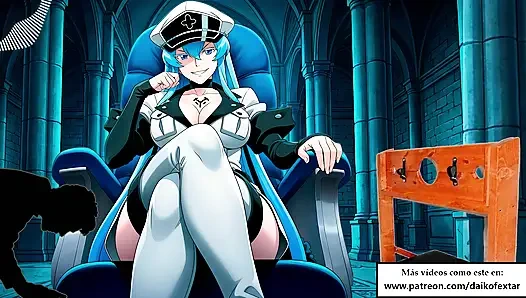 Испанский аудио анал, инструкция по для очень покорной. Esdeath преобразует вас в спермо-контейнер.