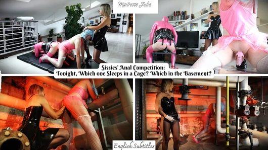 Sissies' Anal Competition: Who'll Stay in the Cage? Who'll Go in the Bas...