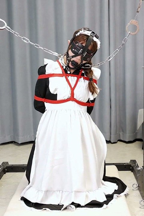 メイドの様々な拘束具