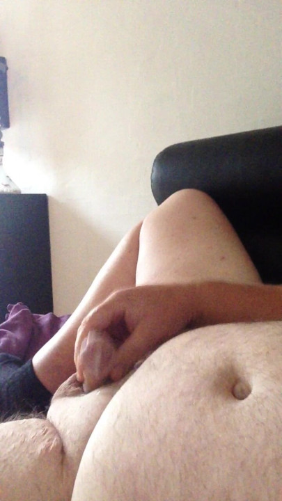 wanking in bedroom