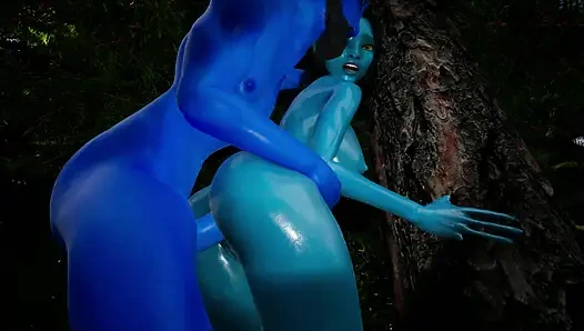 Na'Vi from Avatar get fucked buy Jake Sully in Pandora's world