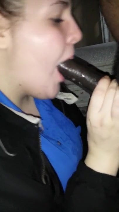 Slutty Babe Giving Head To A Black Dude
