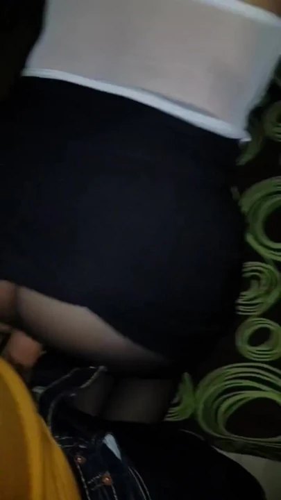 My secretary gives me a nice blowjob and then I penetrate her with my pantyhose on | Clip 1