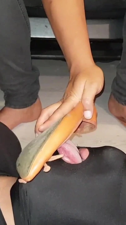 Stunning moment from "Smelly flat shoes and feet licking"