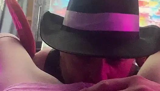 Big Stepdaddy Enjoying His Desert