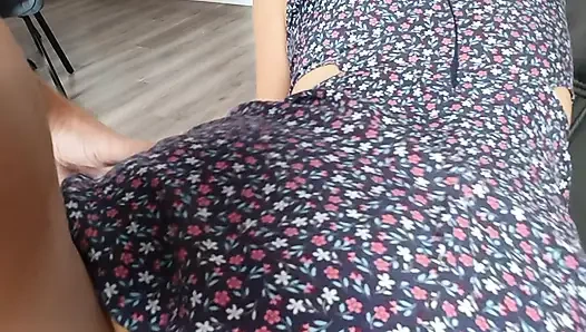 Kısa elbiseli büyük götlü domaltma