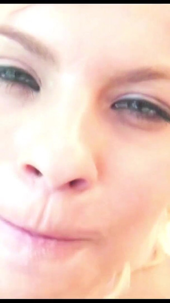 Powerful moment from "Green Eyed German Teen Squirts and Swallows Sperm, BJ, POV"