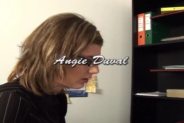 Naughty french secretary got fucked by her boss and his client