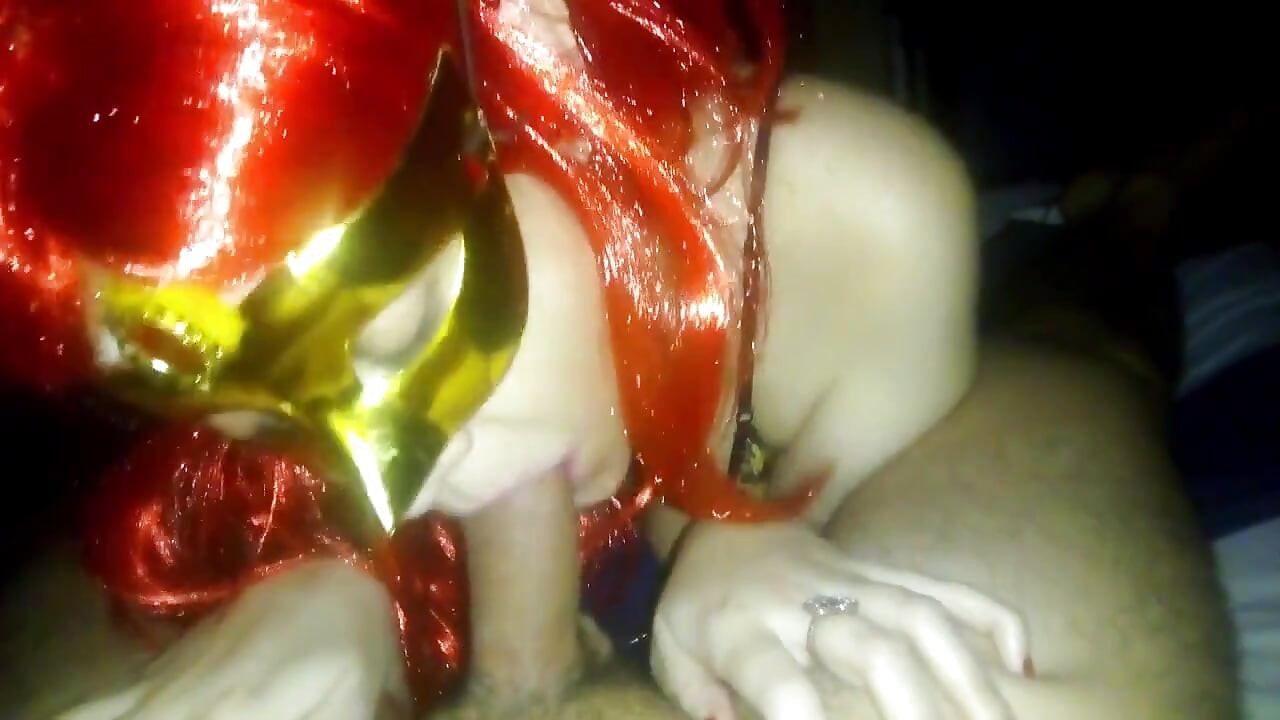 Boquete e duplo esperma na boca