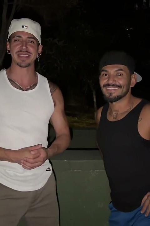Big Cock Latino Fucks Muscle Ass Bareback Outdoor Gay Sex