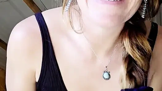 Redhead Preps Asshole with Vibrating Buttplug