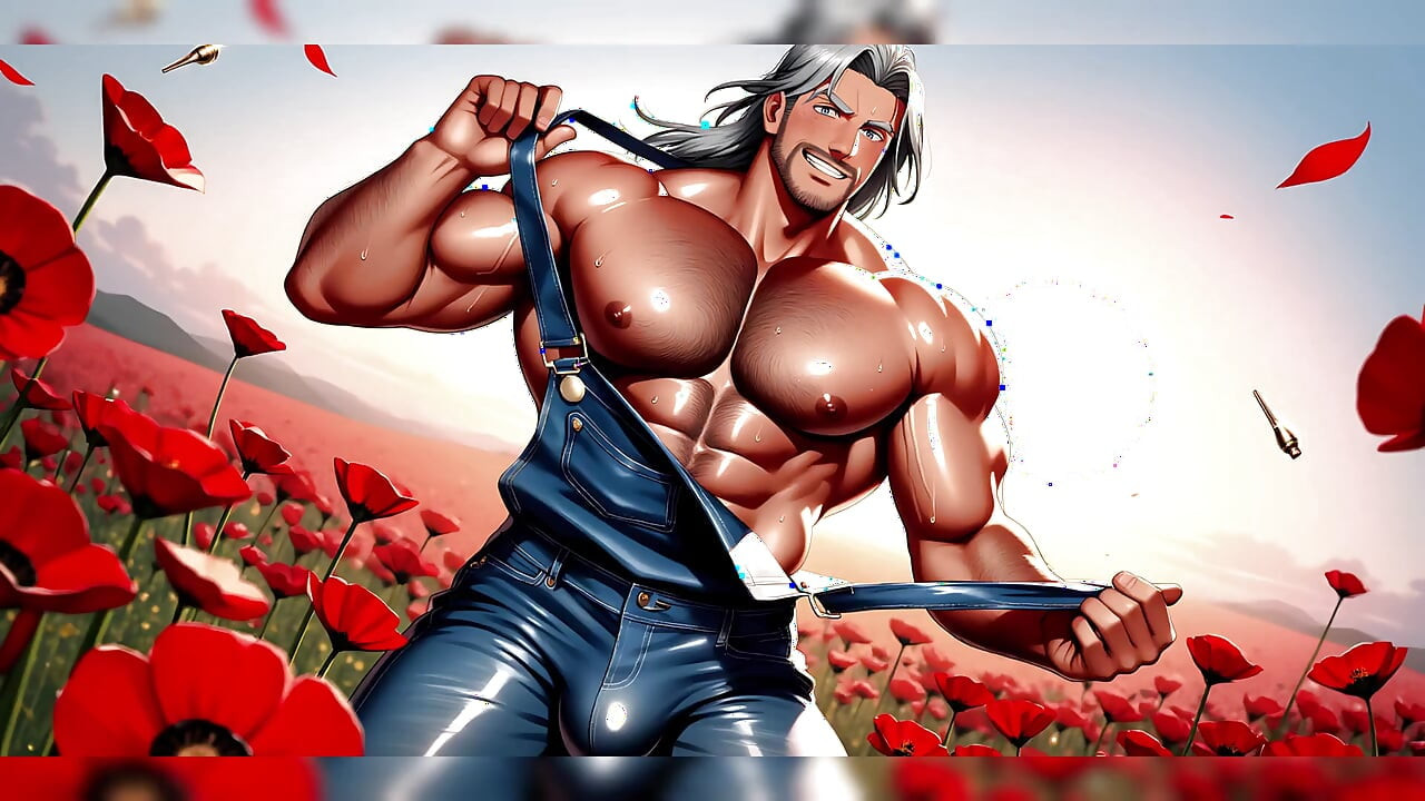 Hot Hunks Teasing Outdoors Φτιαγμένο με Ai