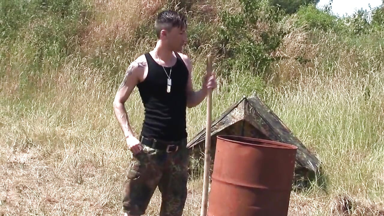 Raw Ass Fuck in the Military Camp