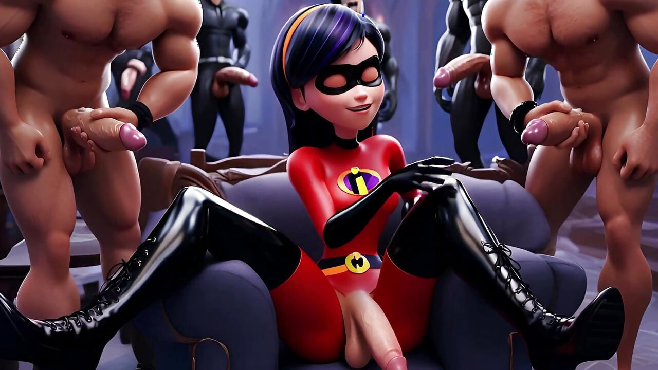 Superhero Ladyboy on a Filthy Mission – Stuffed with Cocks in Every Hole & Double Penetration