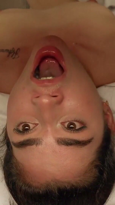 Rich Slutty Cheating Wife Puts Red Lipstick To Get Deep Throat Fucked By Personal Trainer | Clip 1