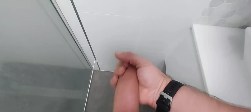 Quick cumshot before bed